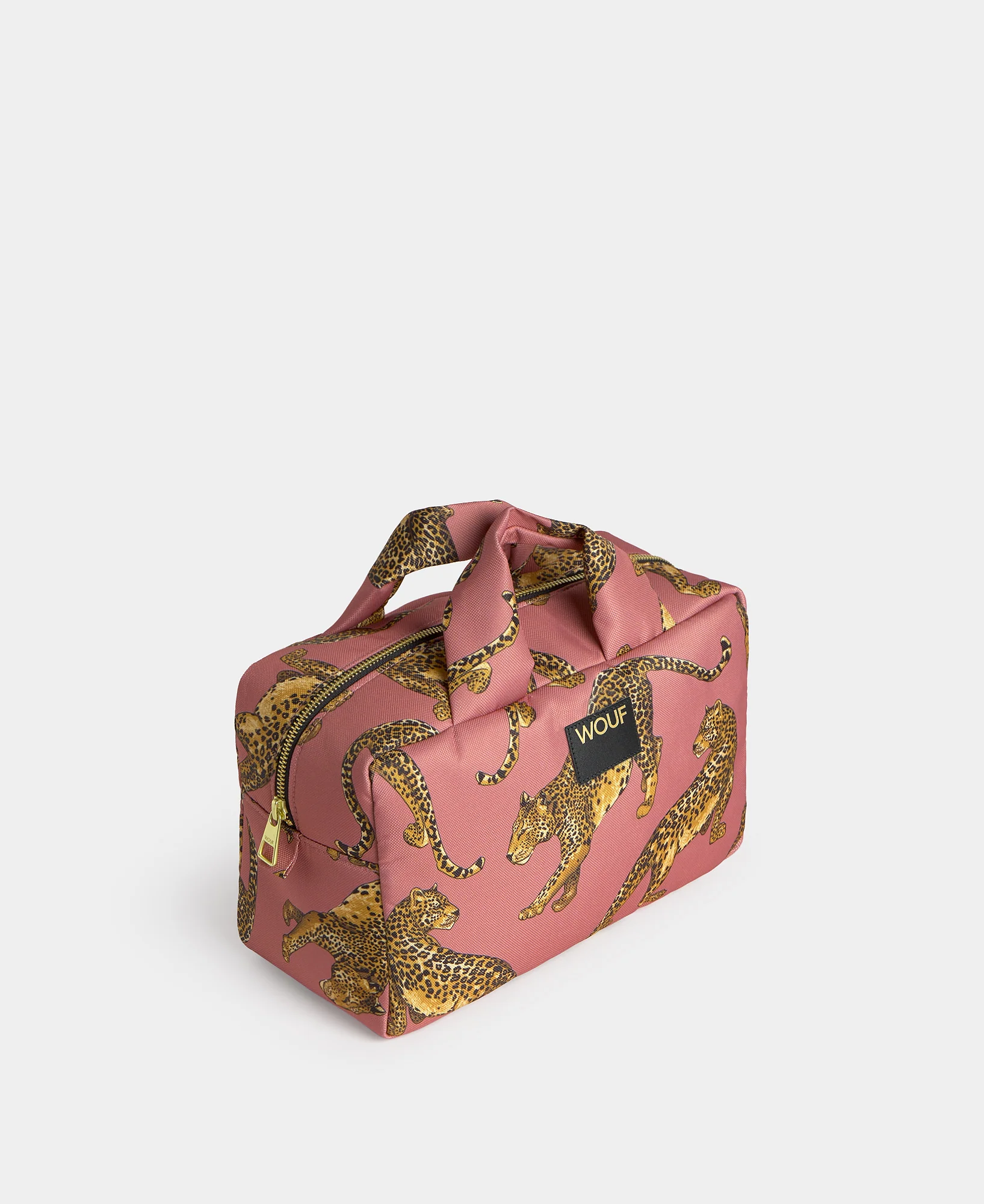 Blush Leopard Large Toiletry Bag - Image 3
