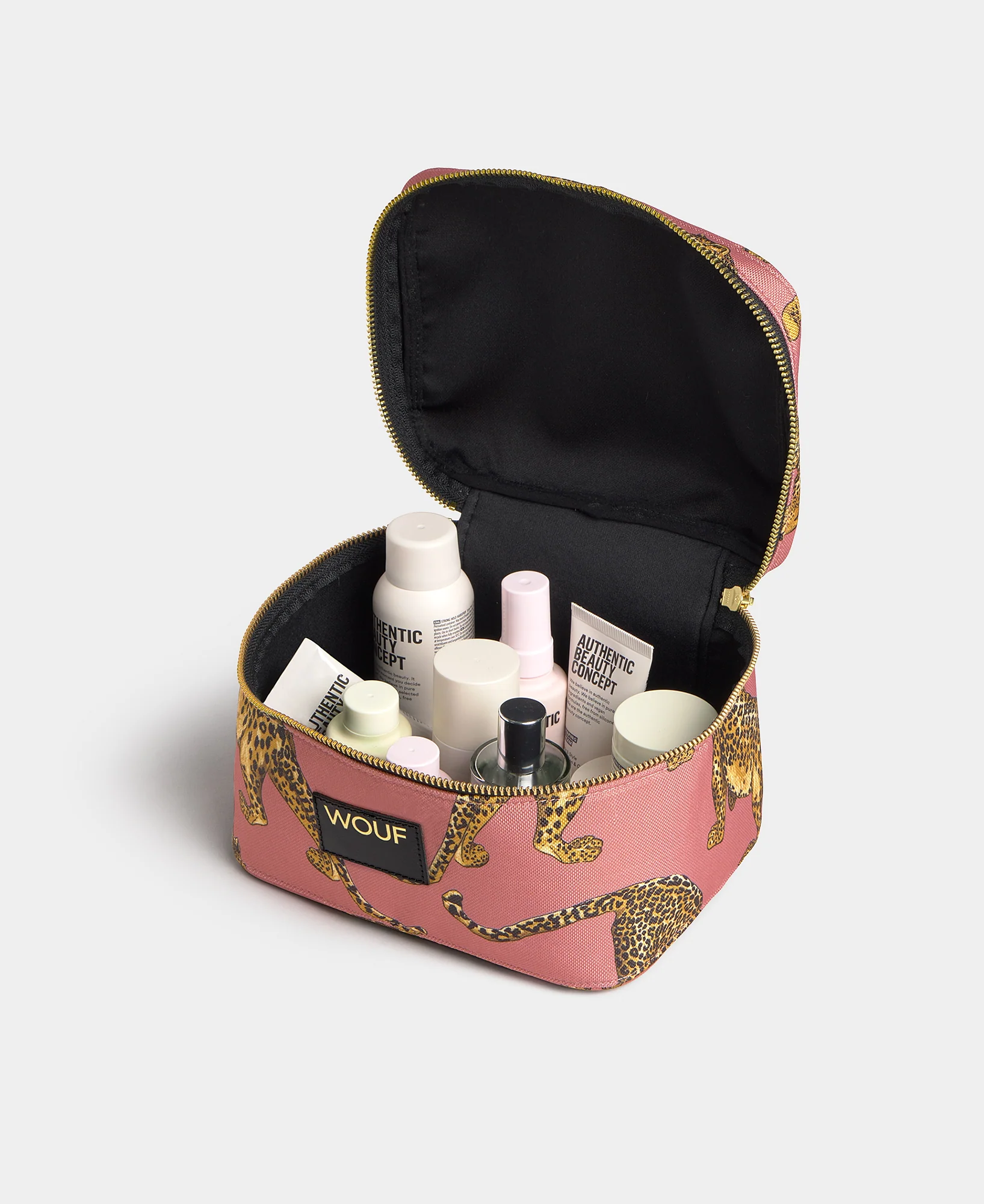 Blush Leopard Vanity Bag - Image 3