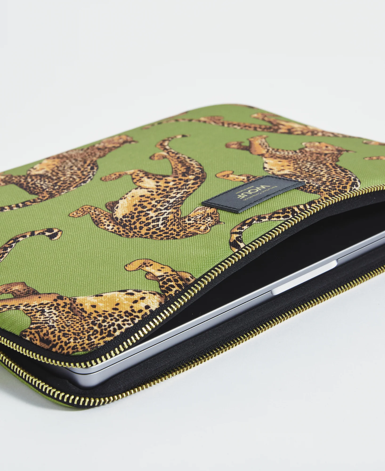 Olive Leopard Laptop Sleeve 15&16 - Image 4